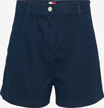 Tommy Jeans Szabványos Élére vasalt nadrágok - kék: elől