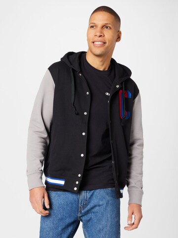 Champion Authentic Athletic Apparel Between-Season Jacket in Black: front