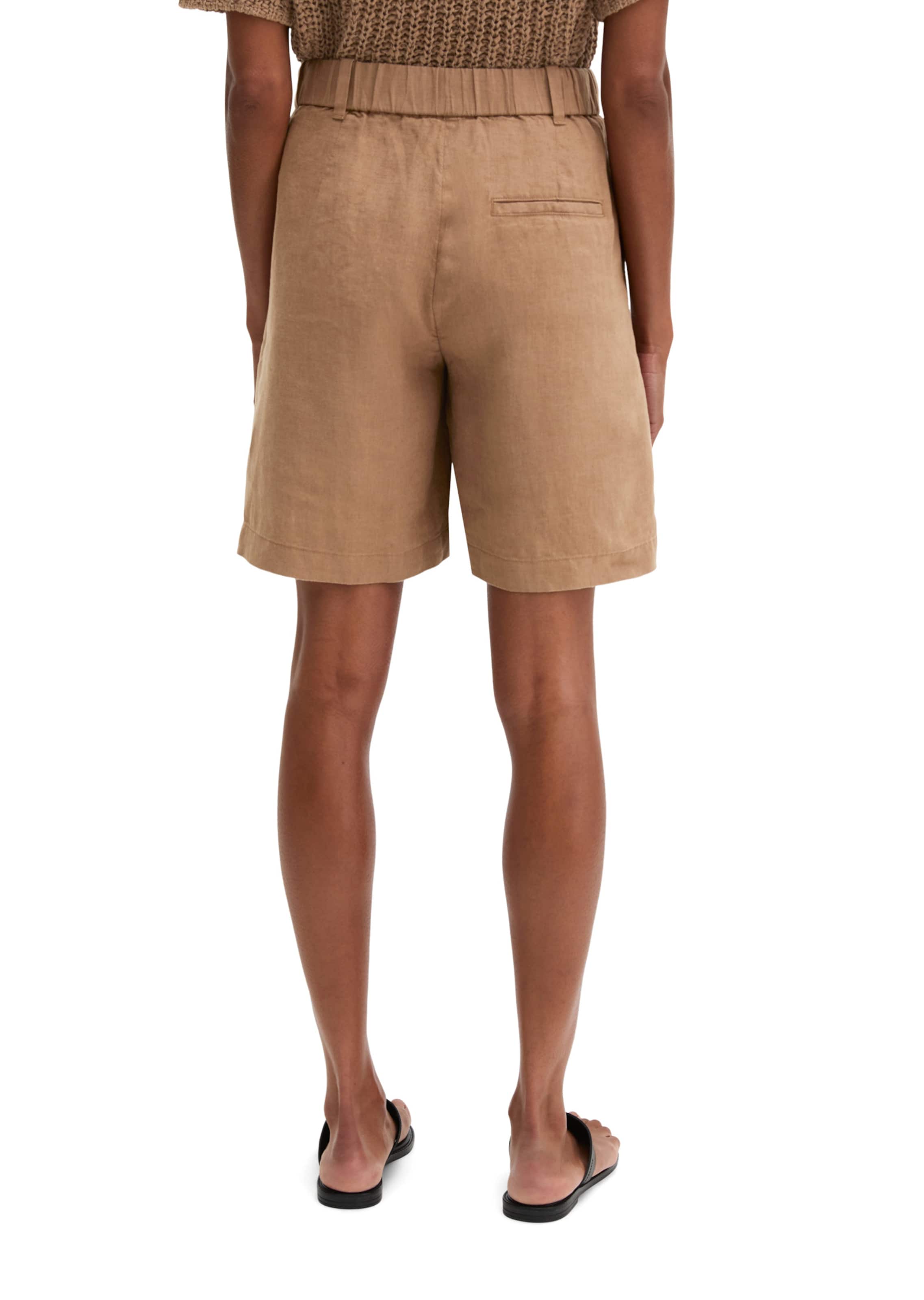 Marc O'Polo Loosefit Broek in Bruin