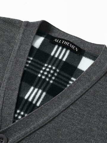 ALLTHEMEN Strickjacke 'Bindung'‌‌‌ in Grau