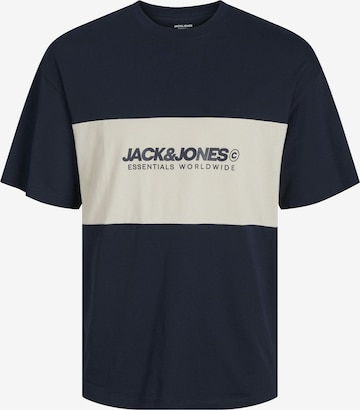 Jack & Jones Plus Tričko – modrá: přední strana