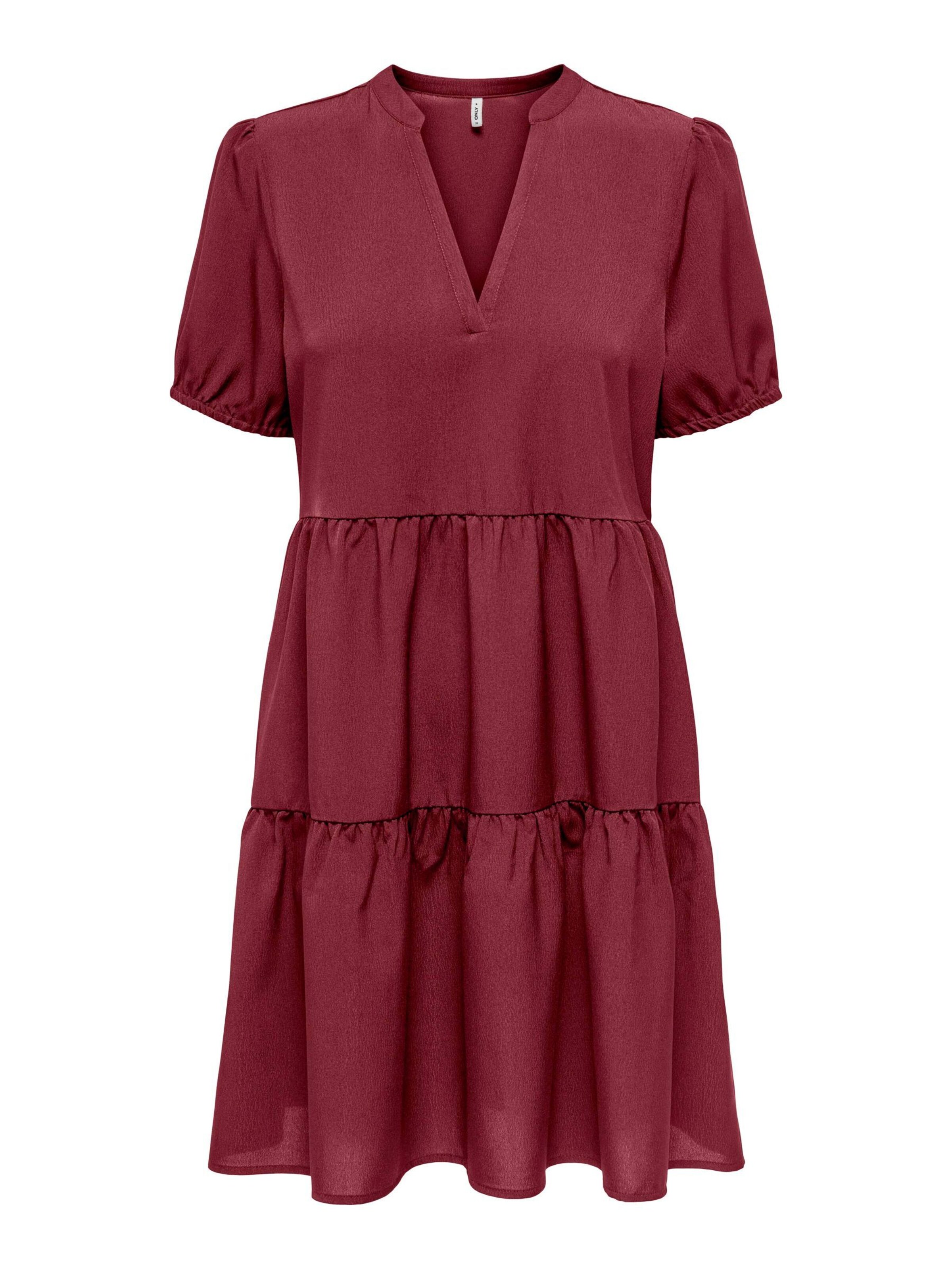 Robe 'ONLNova' ONLY en rouge : devant
