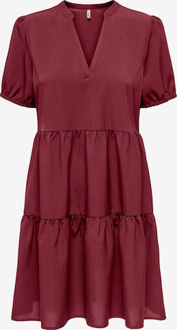 ONLY Kjole 'ONLNova' i rød: forside