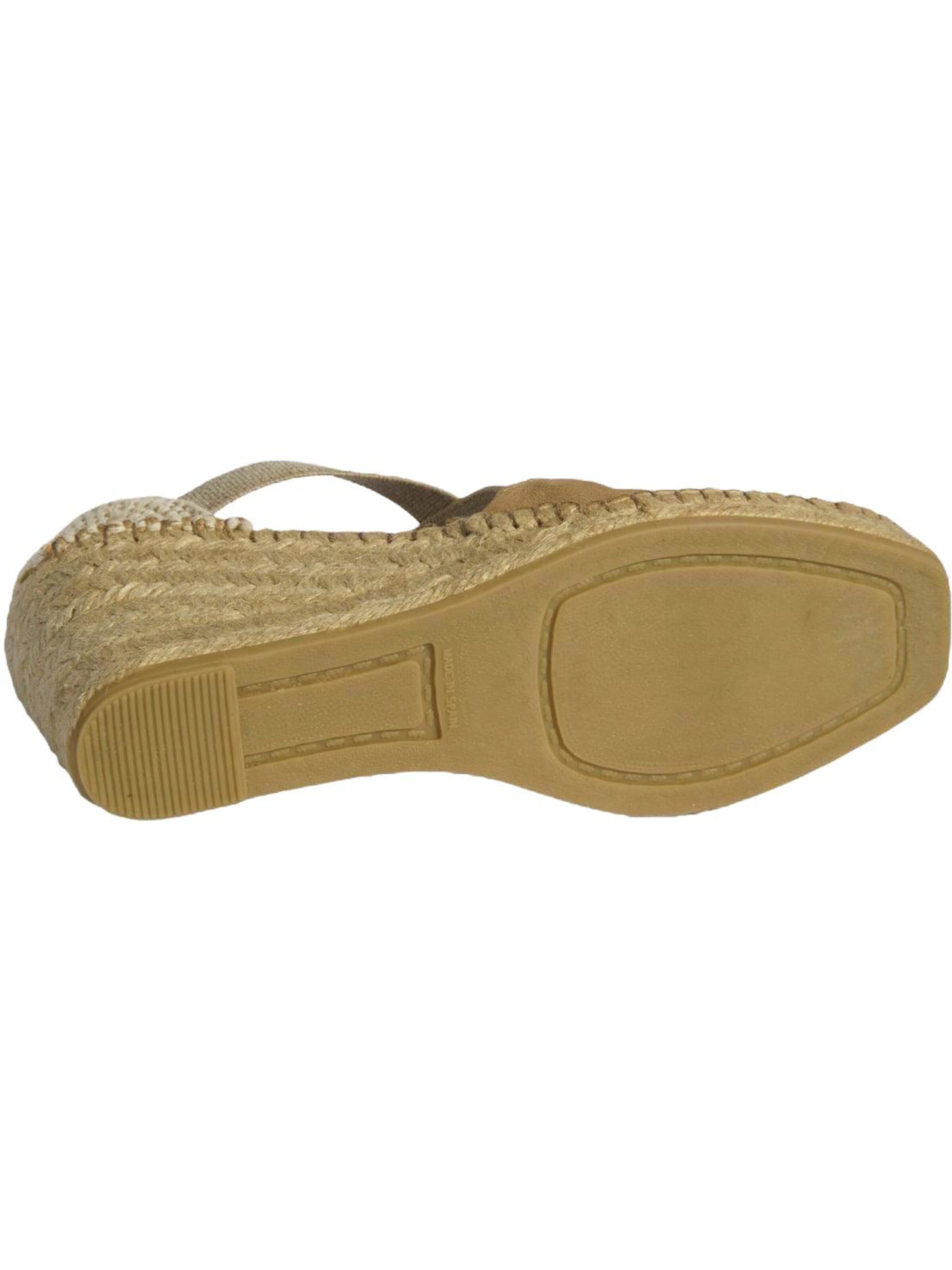 Desa Espadrilles 'Slip-Ons' in Beige