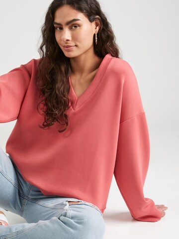 MSCH COPENHAGEN Sweatshirt 'Petua Ima' in Rood