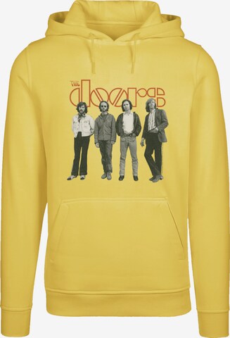 Sweat-shirt 'The Doors' F4NT4STIC en jaune : devant