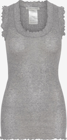 Haut 'Flounce' Seamless Basic en gris : devant