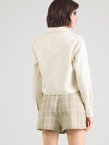 Chemisier WRANGLER en beige : derrière