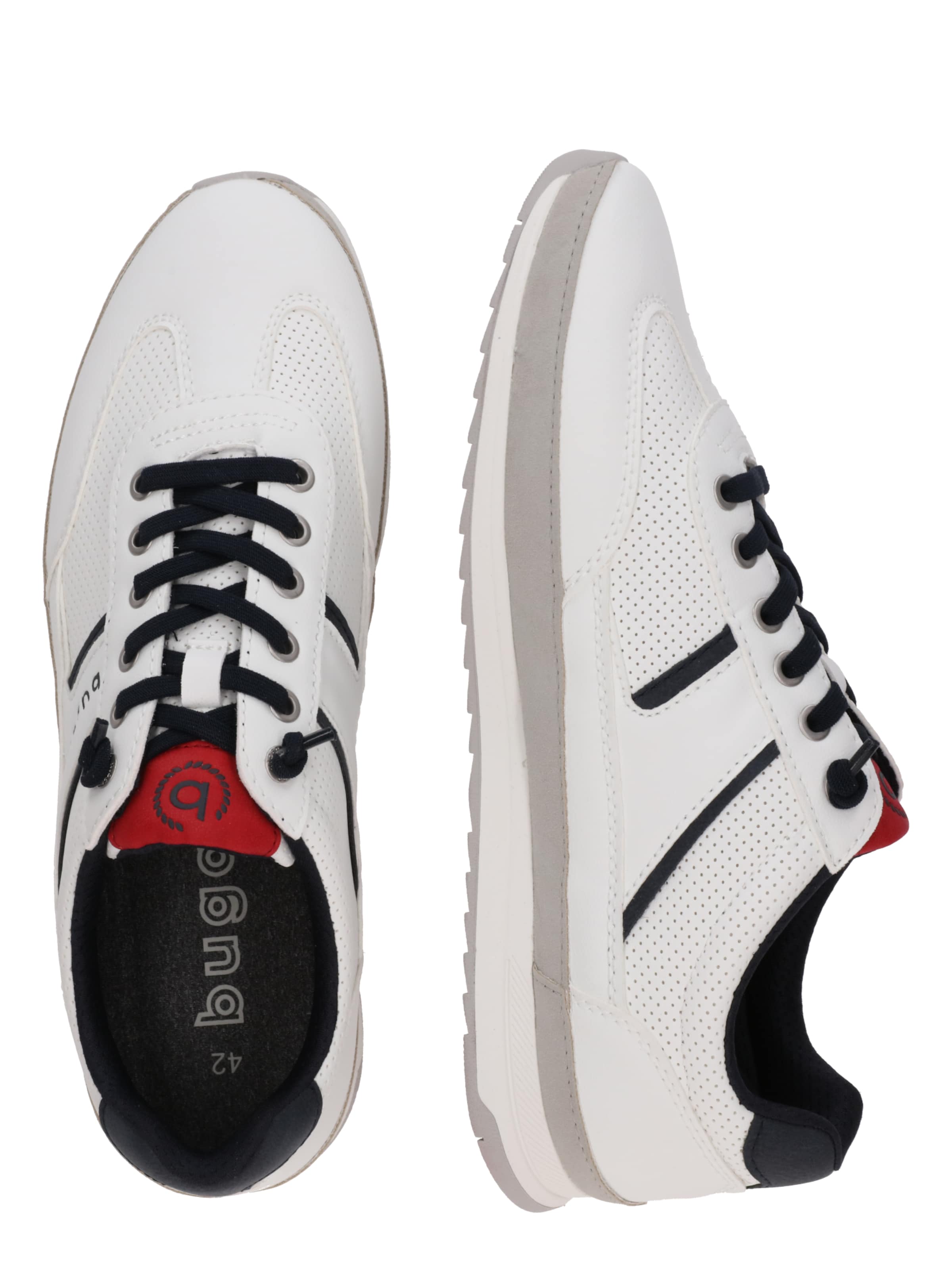 bugatti Σνίκερ χαμηλό σε λευκό