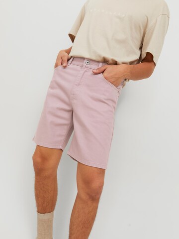 JACK & JONES Regular Jeans 'Chris' in Pink