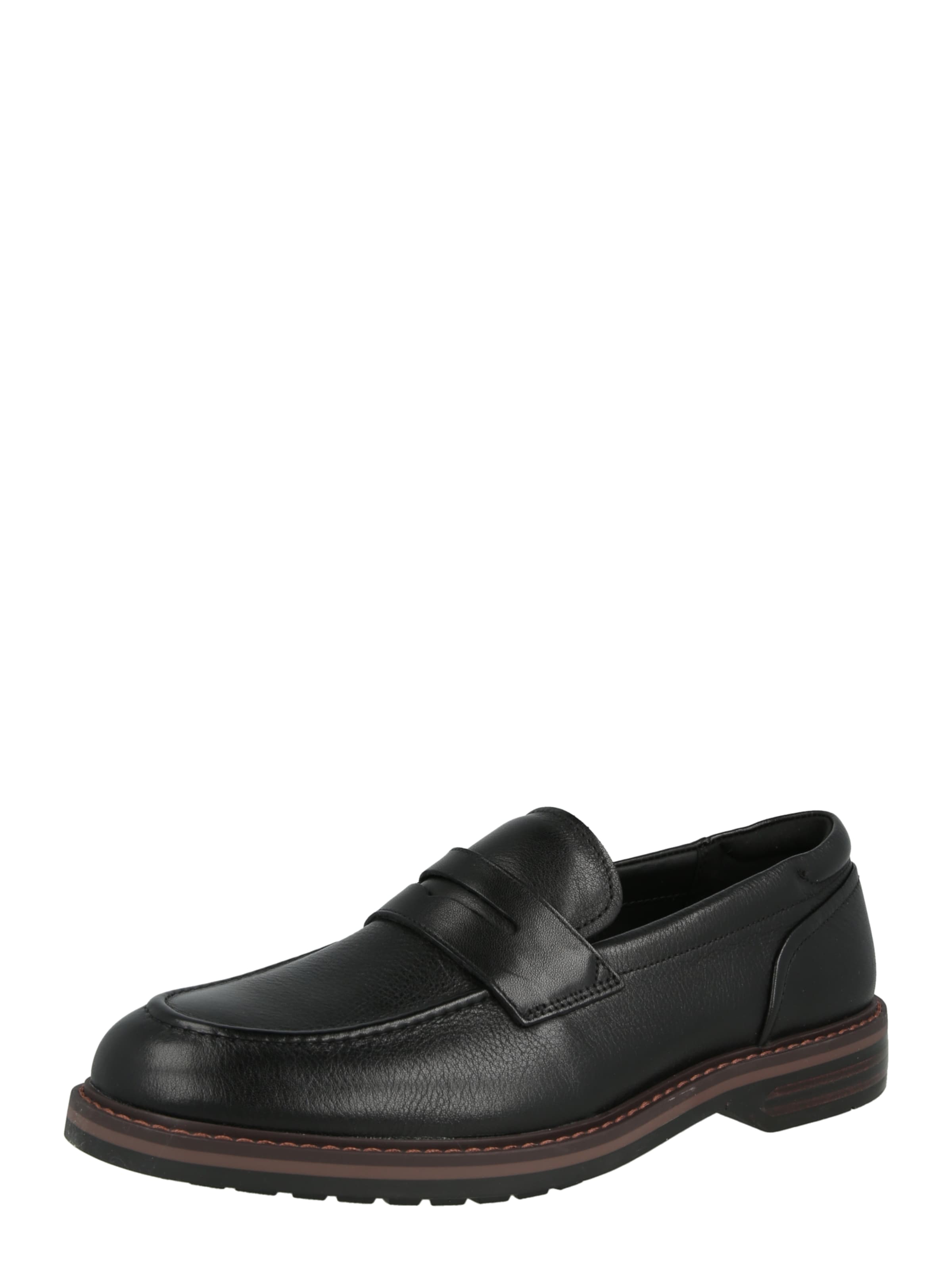CLARKS Шлепанцы 'Aldwin2' в Черный: спереди