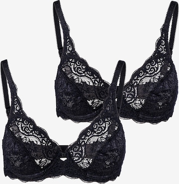 TRIUMPH BH ' Amourette 300 ' in Zwart: voorkant