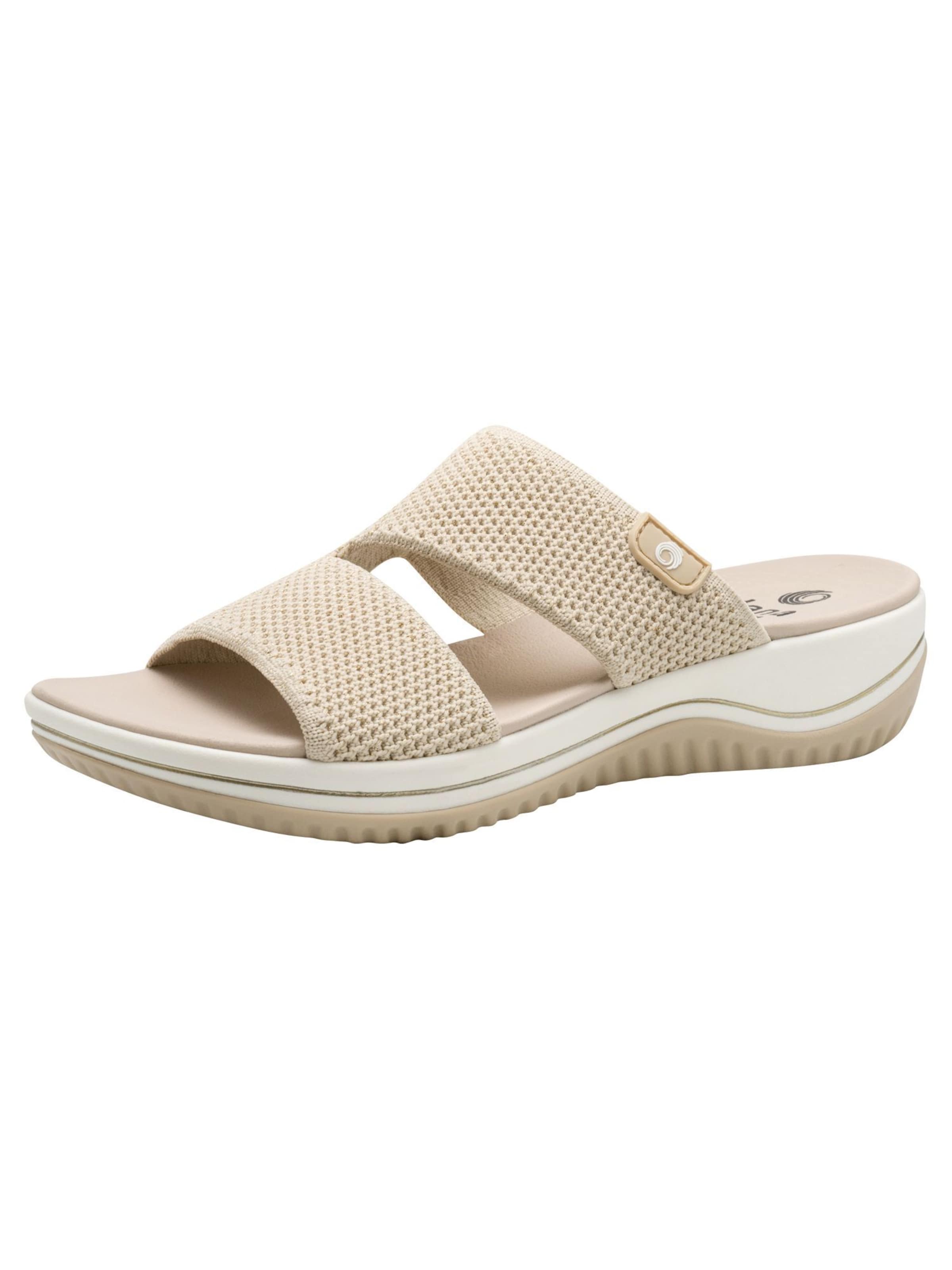JANA Mule in Beige: front