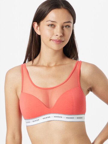 GUESS Bralette Bra 'CARRIE' in Orange: front