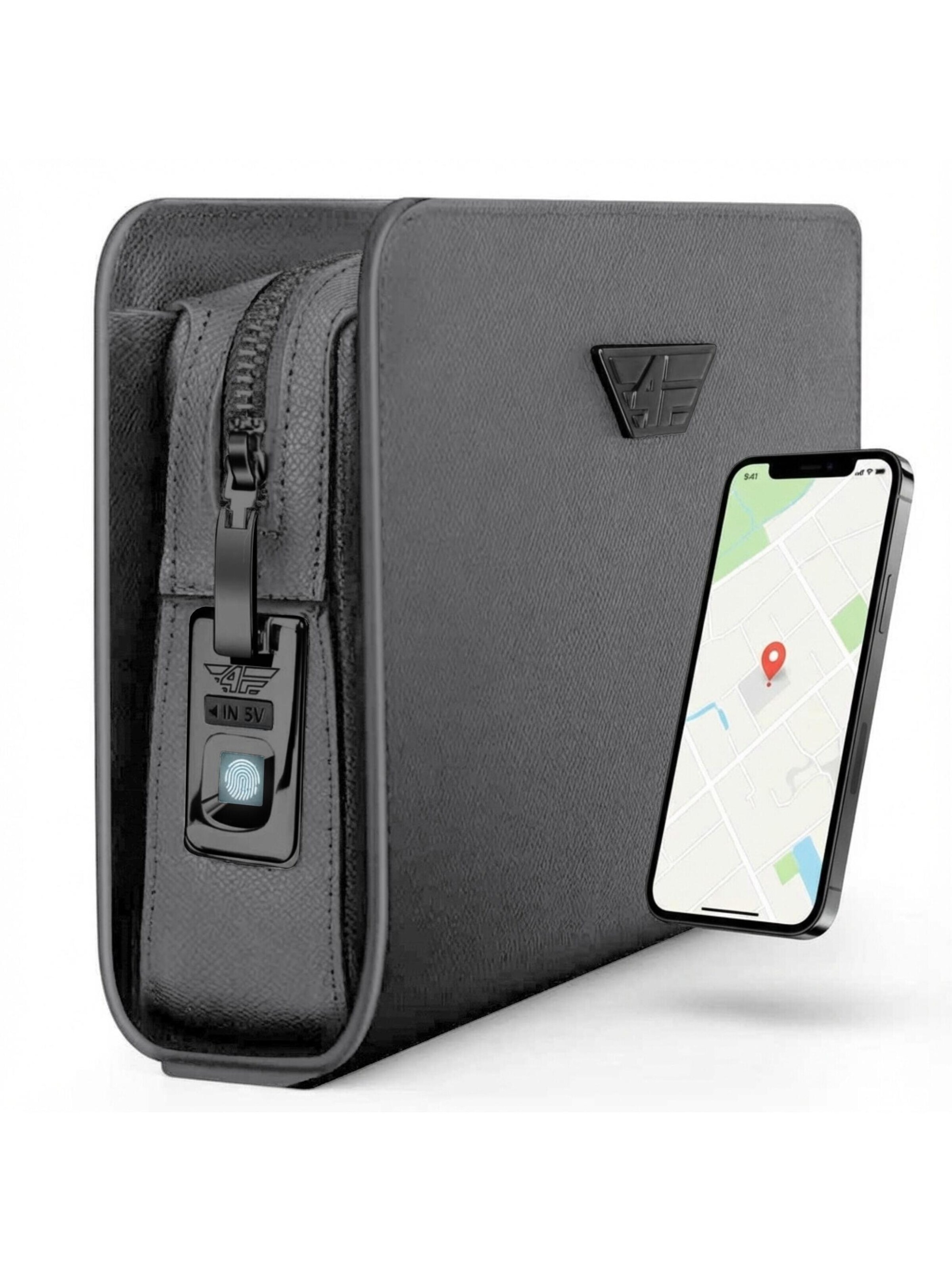4FLY Handtasche‌‌‌‌ in Grau: Vorderseite