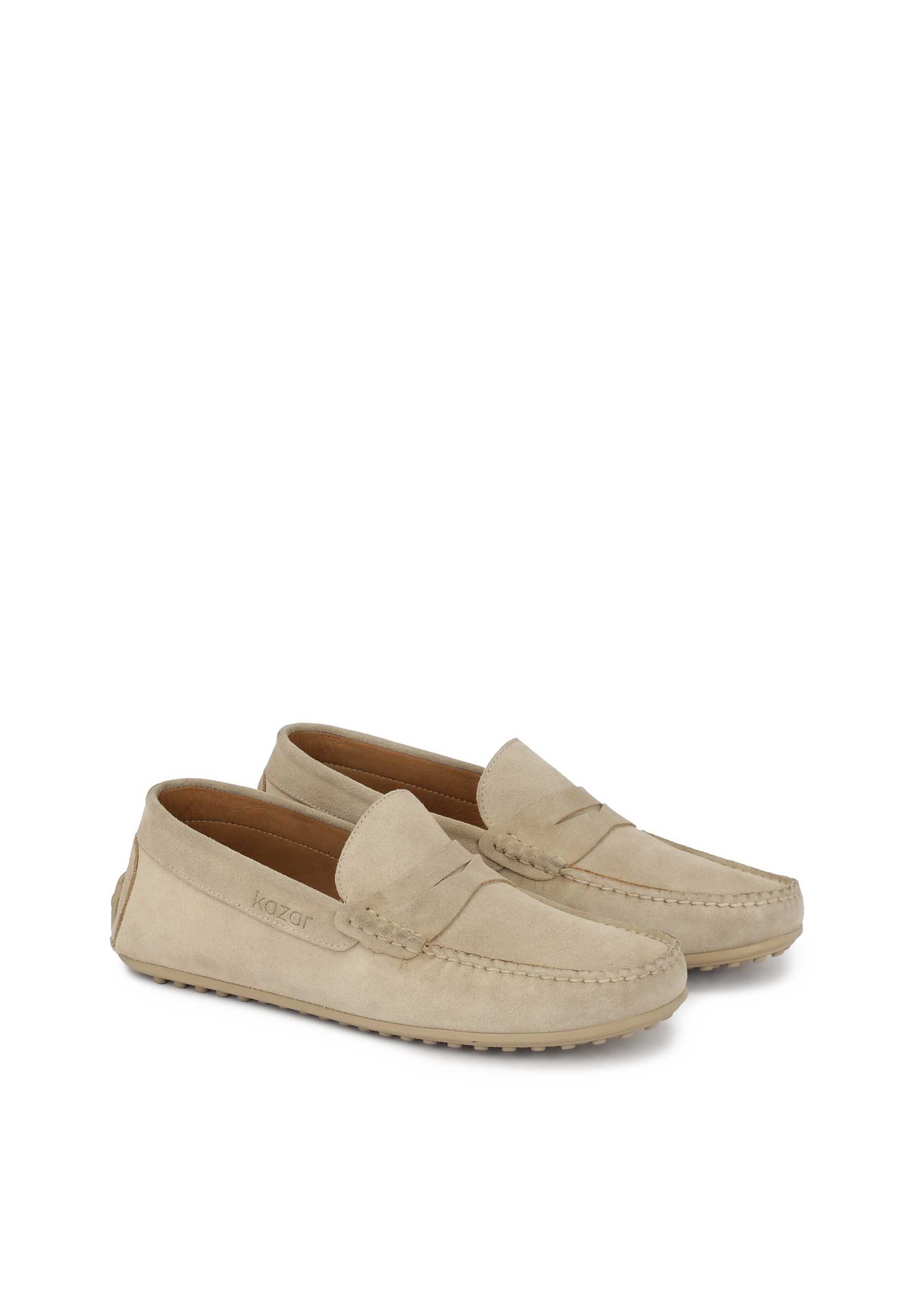 Mocassin Kazar en beige