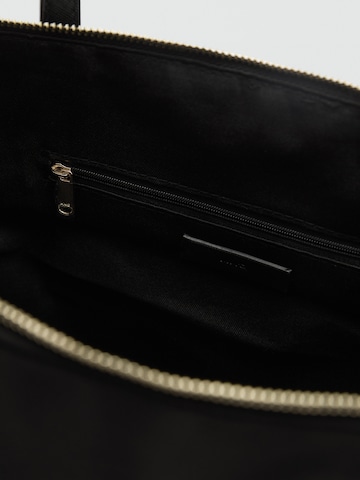 MANGO Shoppingväska 'JULIO' i svart