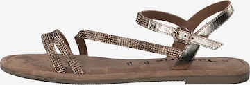 TAMARIS Sandalen met riem in Goud