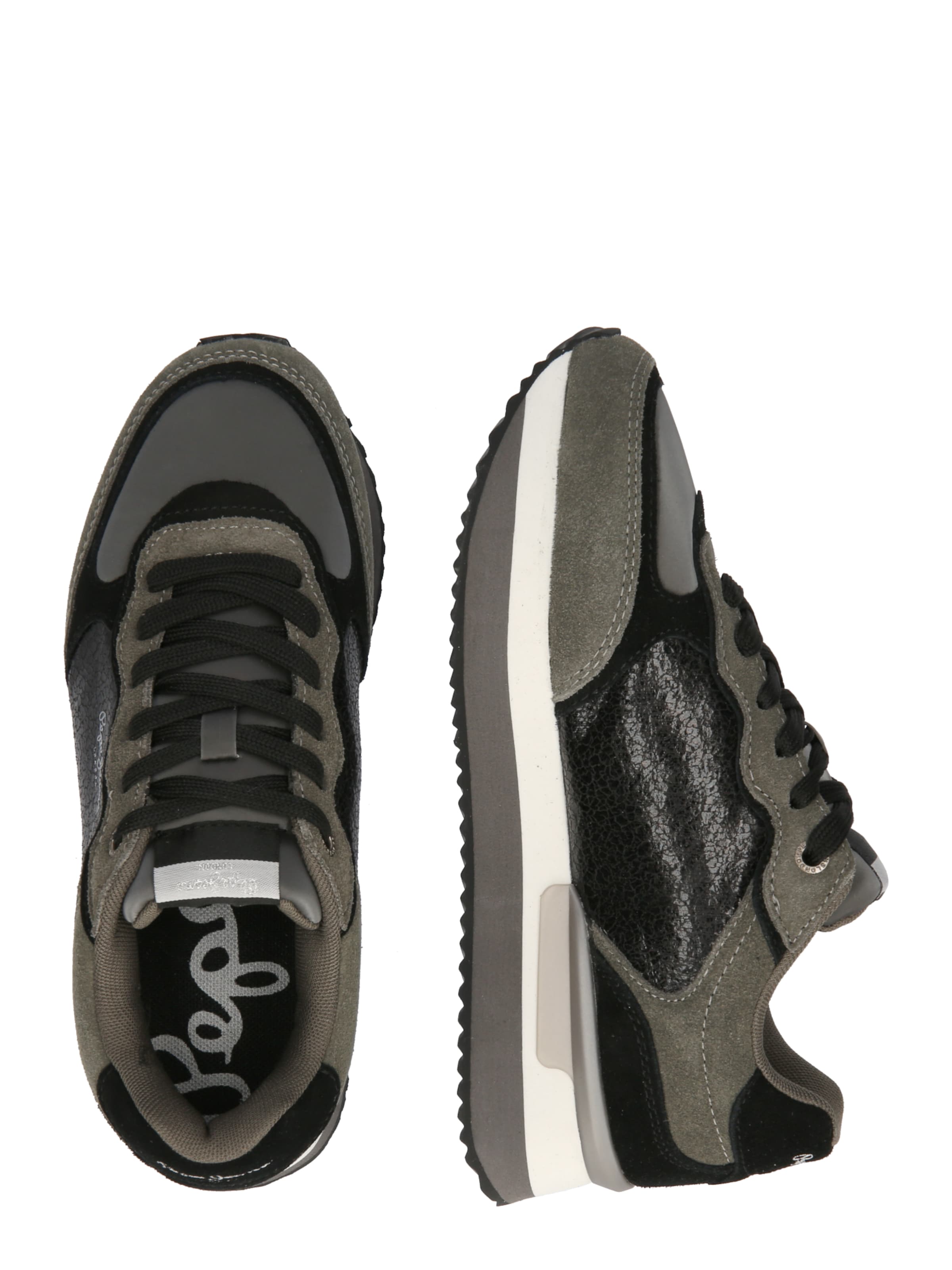 Sneaker bassa 'RUSPER STARS' di Pepe Jeans in nero