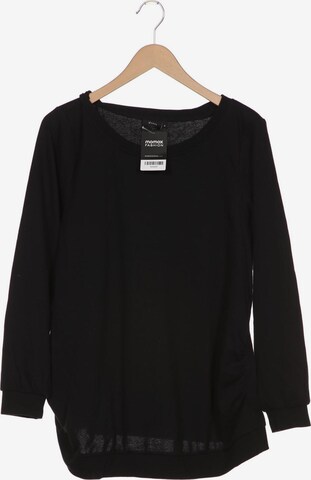 Zizzi Sweatshirt & Zip-Up Hoodie in S in Black: front
