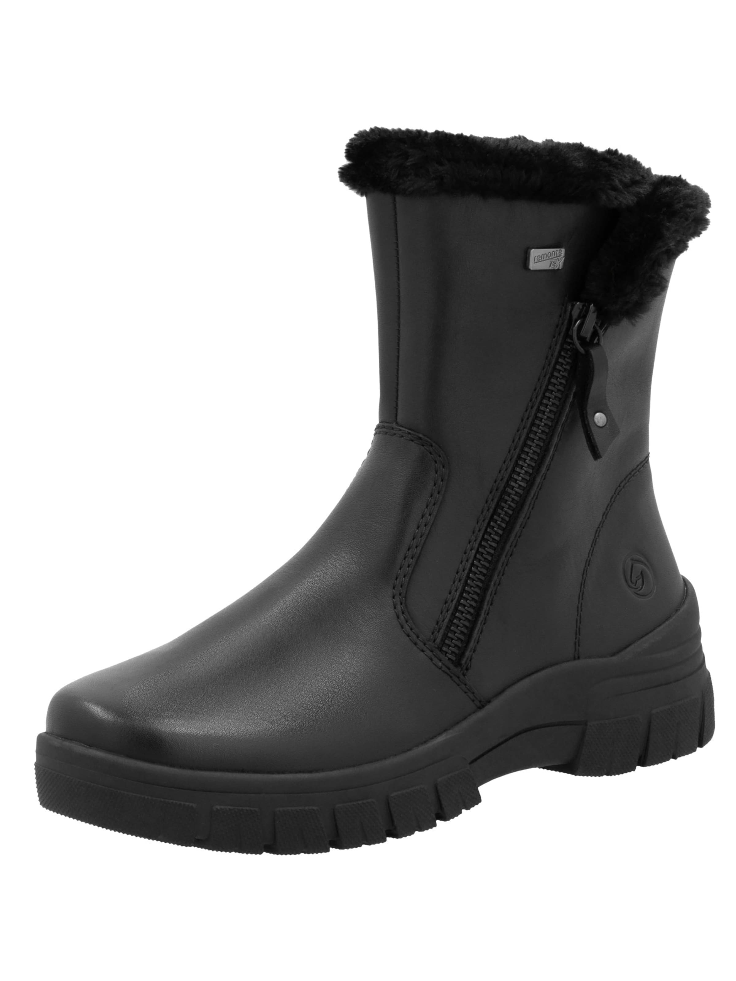REMONTE Snow boots 'D0E78' in Black: front