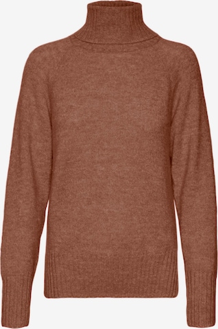 VERO MODA Sweater 'Daniela' in Brown: front