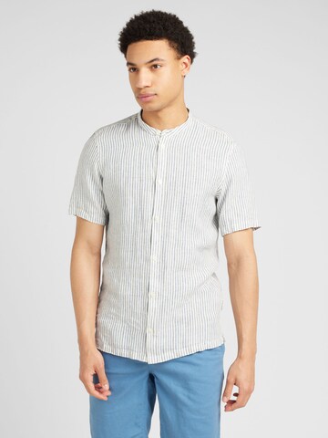 Casual Friday Regular fit Button Up Shirt 'Anton' in Beige: front