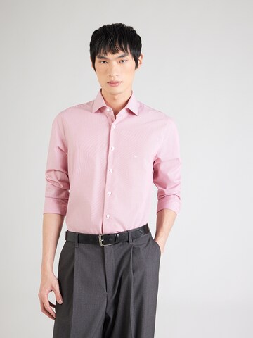 Michael Kors Slim Fit Риза в червено: отпред