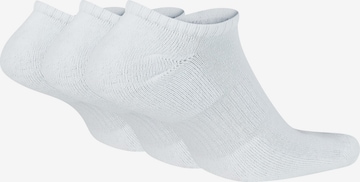 NIKE Athletic Socks in White