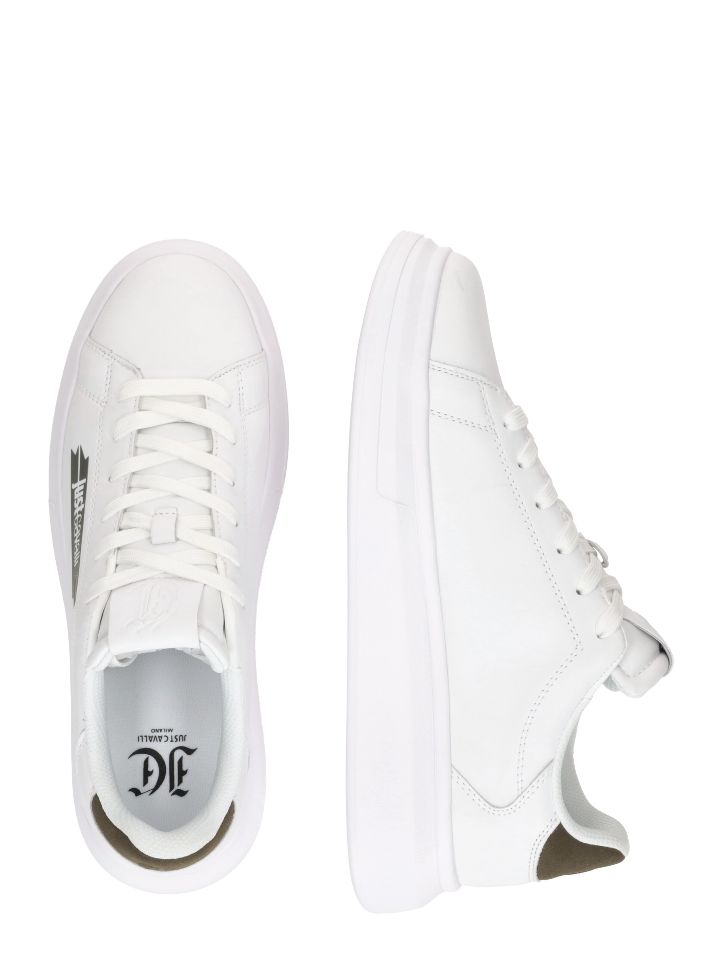 Just Cavalli Σνίκερ χαμηλό 'FONDO URSA DIS. 2' σε λευκό