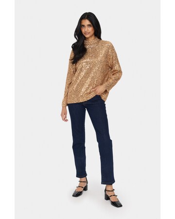 SAINT TROPEZ Blouse 'Reyana' in Goud