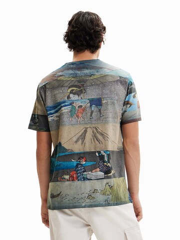 T-Shirt 'ADRIAN' Desigual en bleu