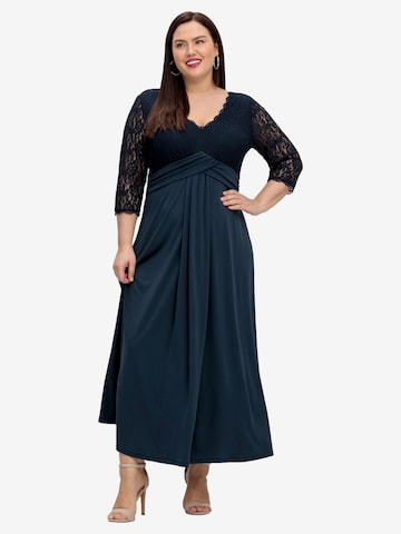 SHEEGO Evening Dress in Blue: front