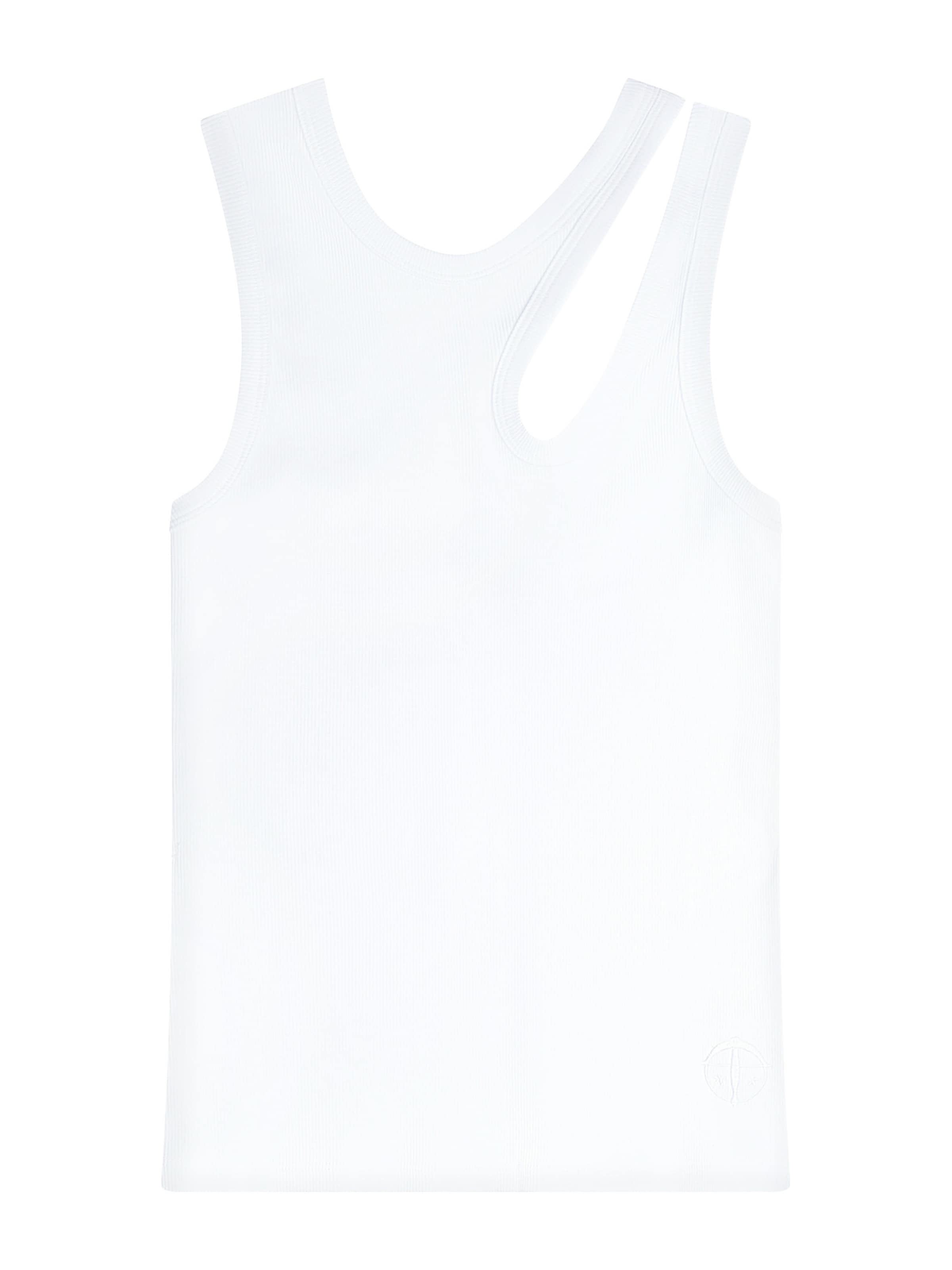 SCHIESSER Top ' SCHIESSER 150 YEARS ' in Wit: voorkant