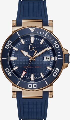 Gc Analog Watch 'DiverCode' in Blue: front