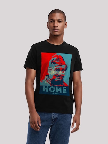 T-Shirt 'TV Times Benny Hill Home Guard' F4NT4STIC en noir : devant