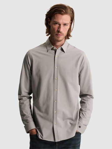 CAST IRON Skjorta 'Twill jersey shirt' i grå: framsida