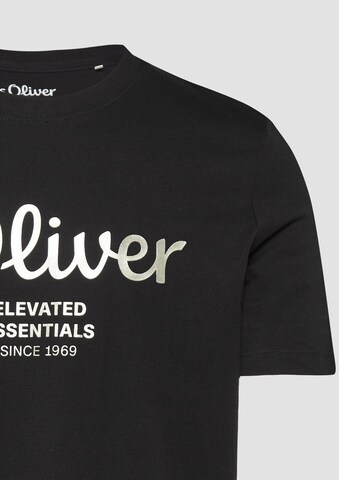 s.Oliver Shirt in Zwart