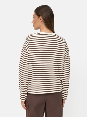 CAMEL ACTIVE Sweatshirt aus einem Baumwollmix in Braun