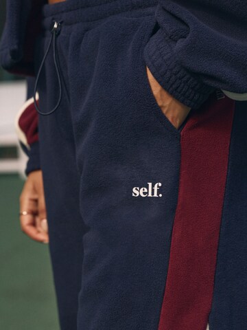 self. Wide Leg Hose in Blau