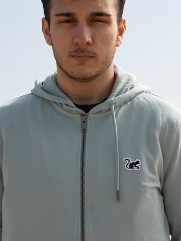 Surf Monkey - Sudadera con cremallera en verde