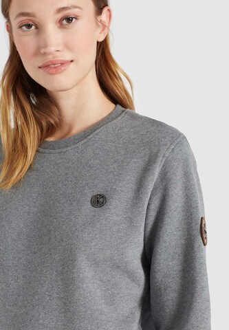 khujo Sweatshirt 'Lisel' in Grau