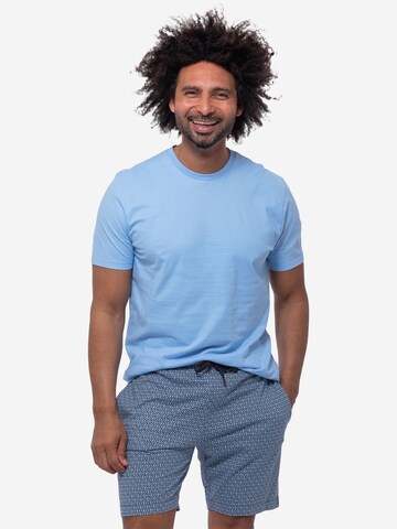Mey Pajama short 'Round Geo' in Blue