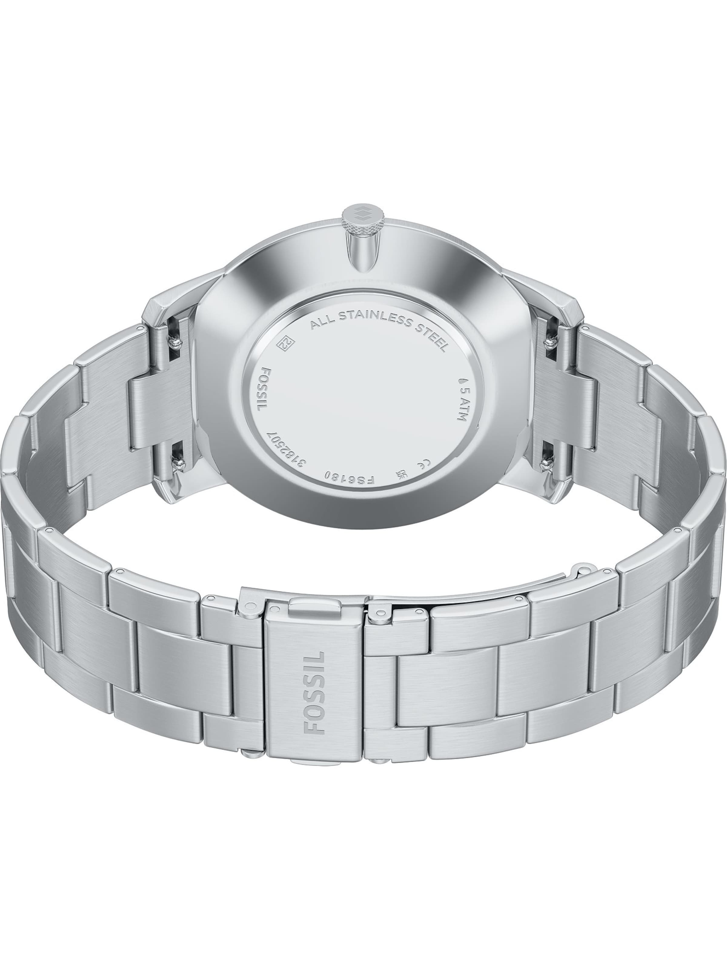 FOSSIL Аналоговые часы в Серебристый
