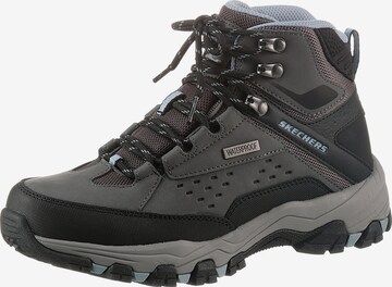 SKECHERS Boots 'Selmen my Turf' in Grijs: voorkant