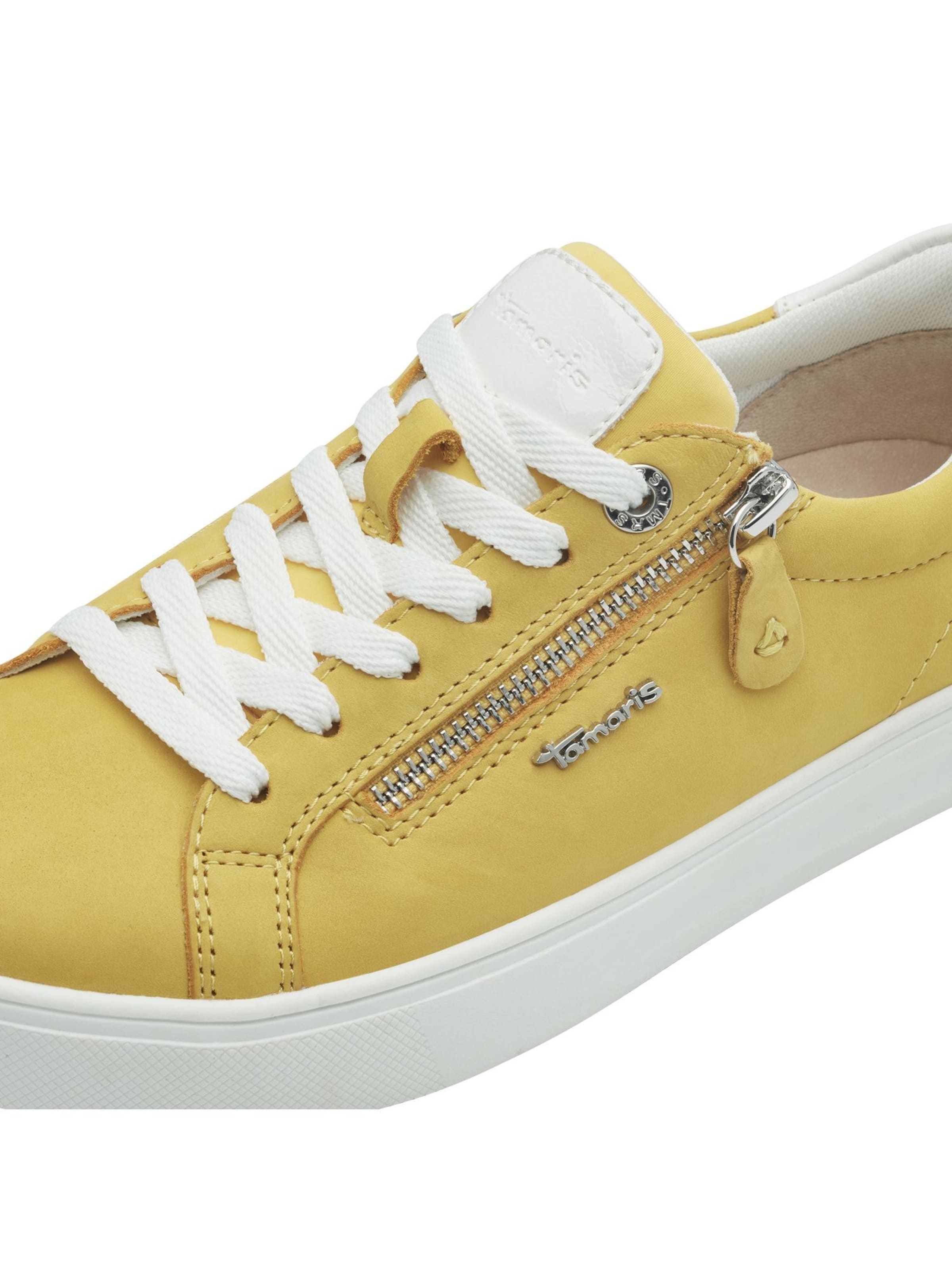 Baskets basses Tamaris en jaune