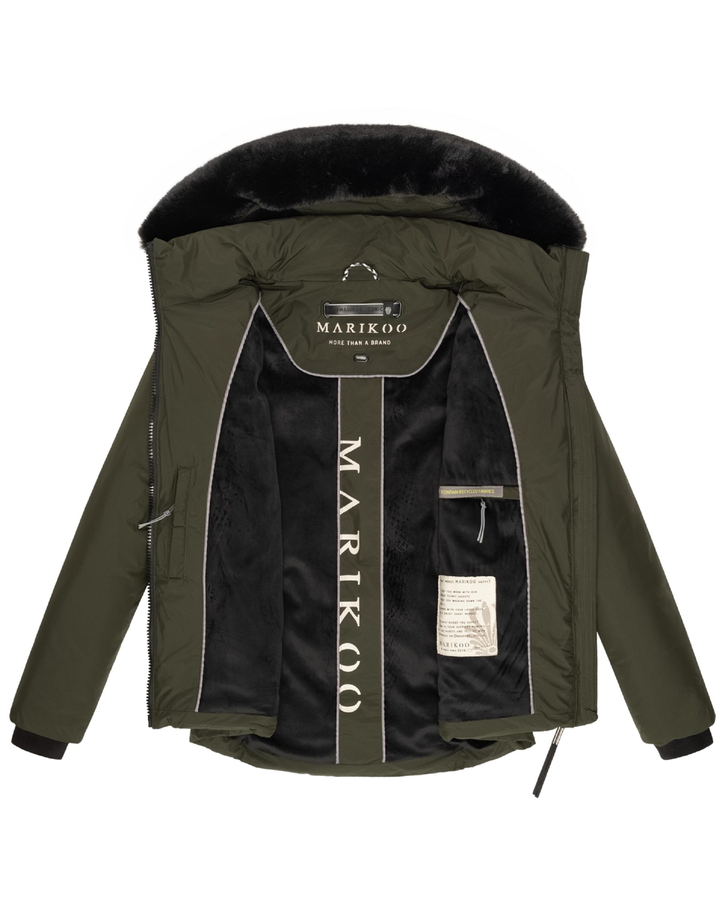 MARIKOO Winter jacket in Green