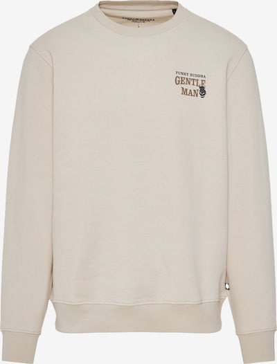 Megztinis be užsegimo iš Funky Buddha, spalva – kremo / kupranugario / tamsiai pilka, Prekių apžvalga