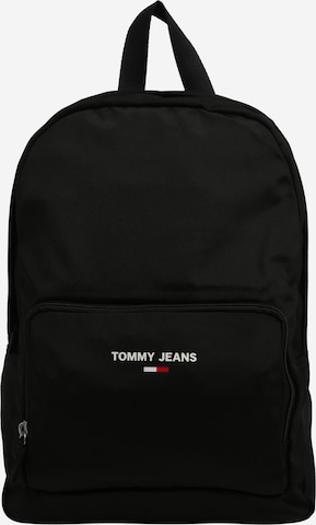 Tommy Jeans - Mochila en negro: frente