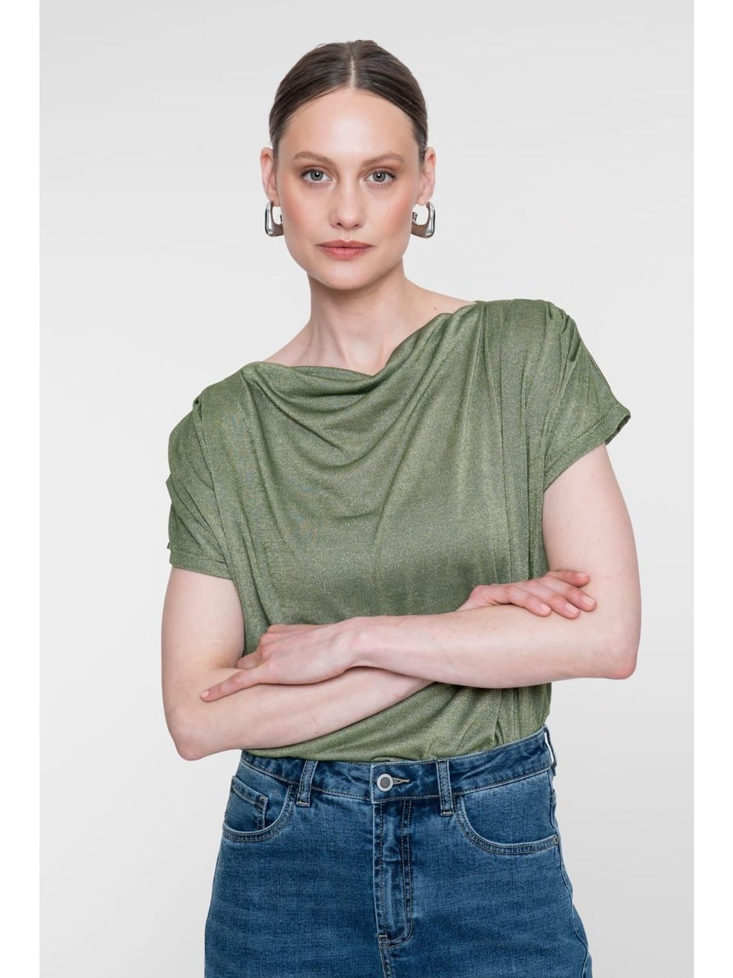 Geisha Top in Groen